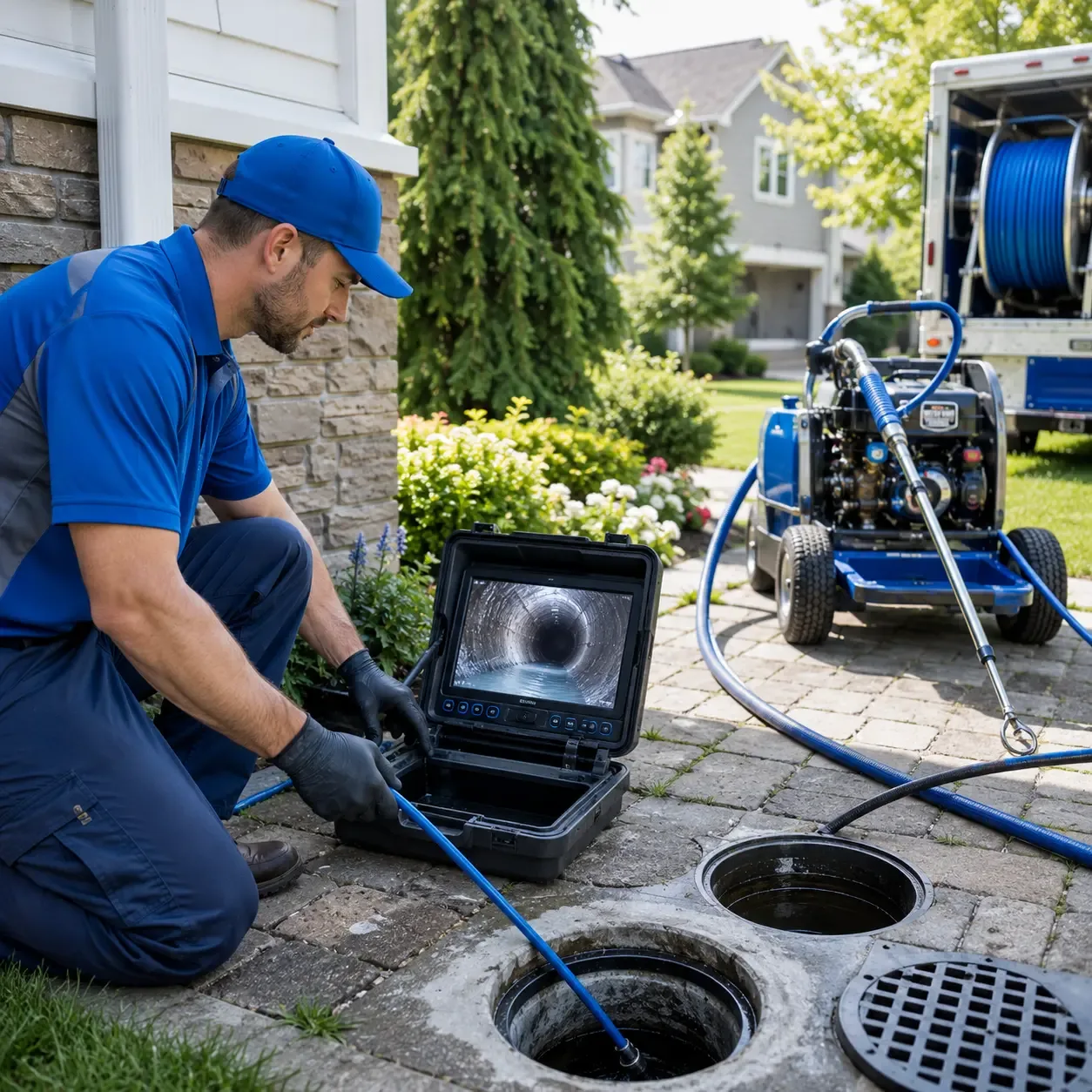 Outdoor drain cleaning professionals serving Pleasanton, NE